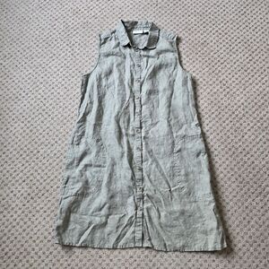 Adrienne vittadini linen shirt dress